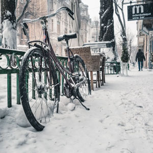 Parked bicycles can turn into disaster accidents