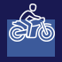 Icon representing motorcycle accident injury legal services - Charles Injury Law